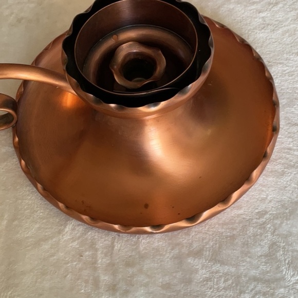 Copper vintage Candle stick Holder - Picture 4 of 4